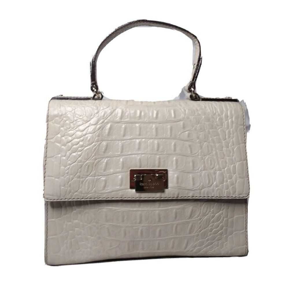 Kate Spade Doris Orchard Valley Handbag Sidewalk Beige Kelly Bag Retail $375